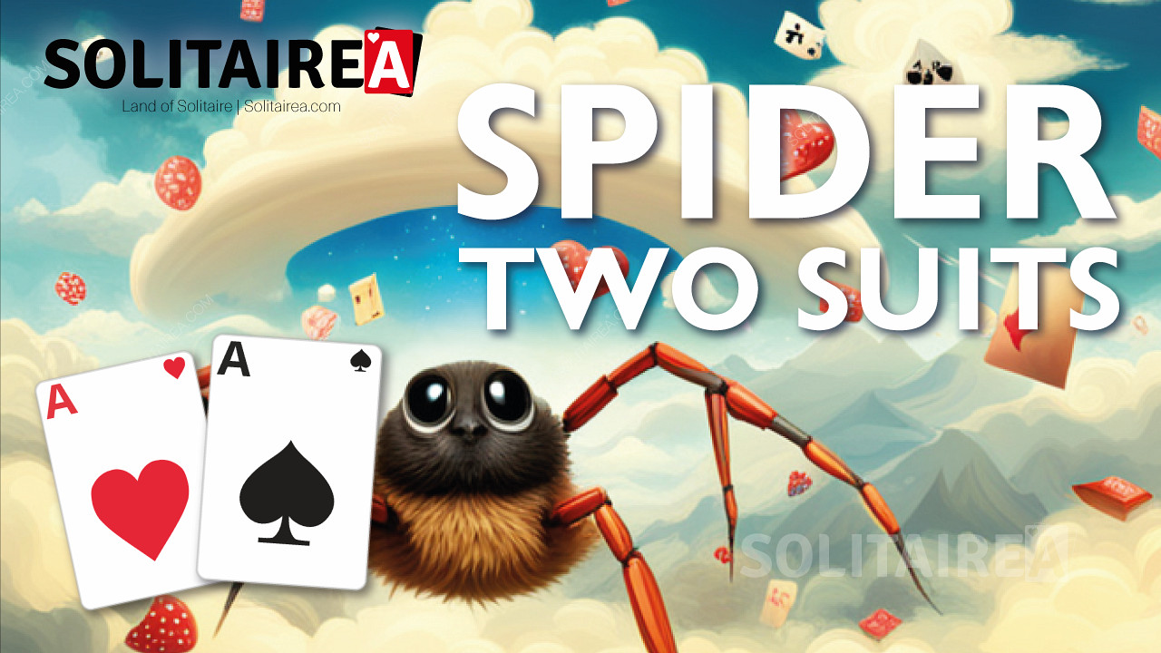 Hrajte Spider Solitaire 2 barvy a učte se strategie hry (2024)