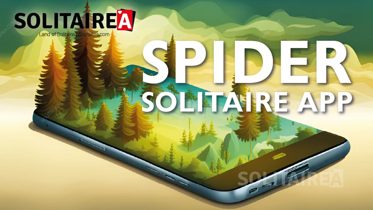 Hrajte a vyhrávejte Spider Solitaire s aplikací Spider Solitaire