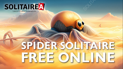 Hrajte Spider Solitaire zdarma online s několika režimy obtížnosti